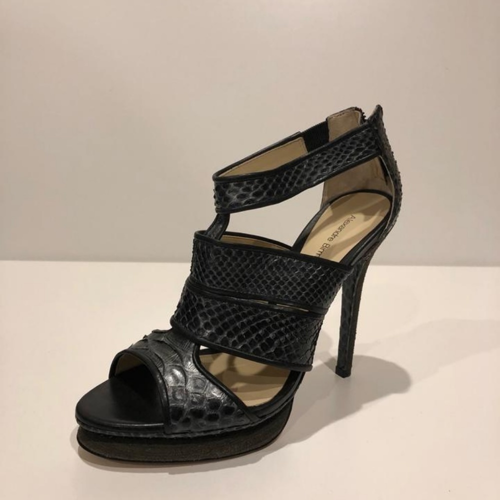 Alexandre Birman New Python Leather Bootie Sandal - image 2
